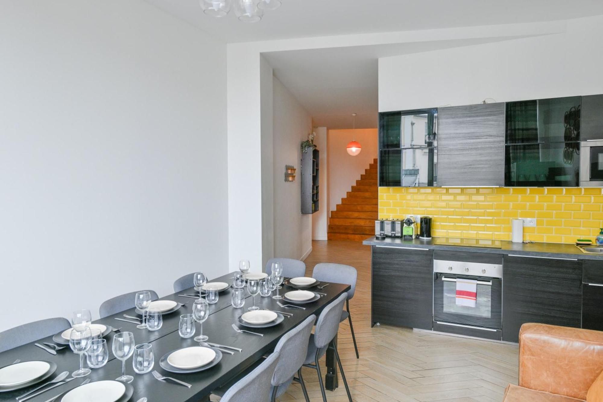 Appartamento Sacre-coeur Modern 4bd With Sauna For 10 Guests! Parigi